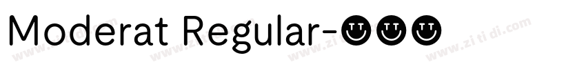 Moderat Regular字体转换